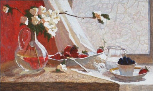 Академический натюрморт контражур