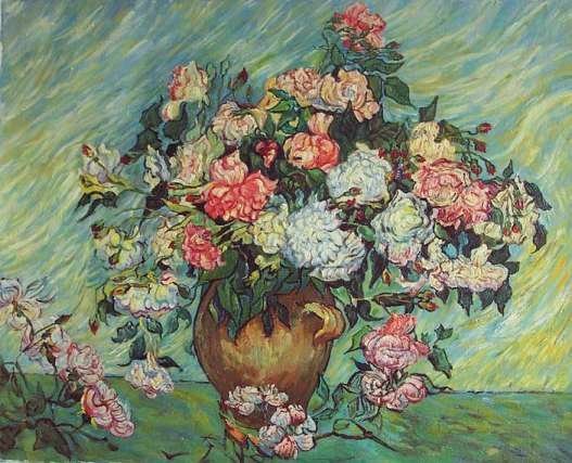Винсент Ван Гог розы 1889