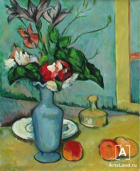 Поль Сезанн голубая ваза