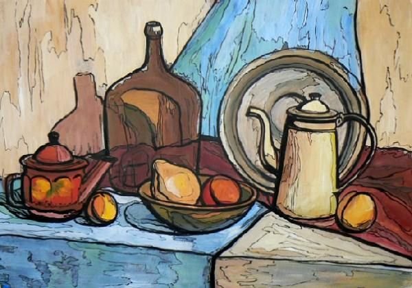 Анна Владимирова Графика пейзаж натюрморт техника