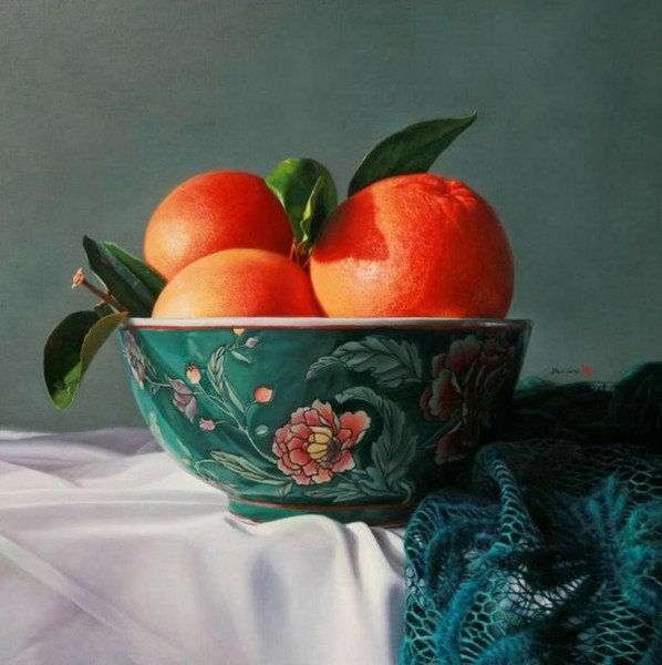 Реалистичная живопись натюрморт