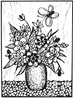 Сухоцветы в графике