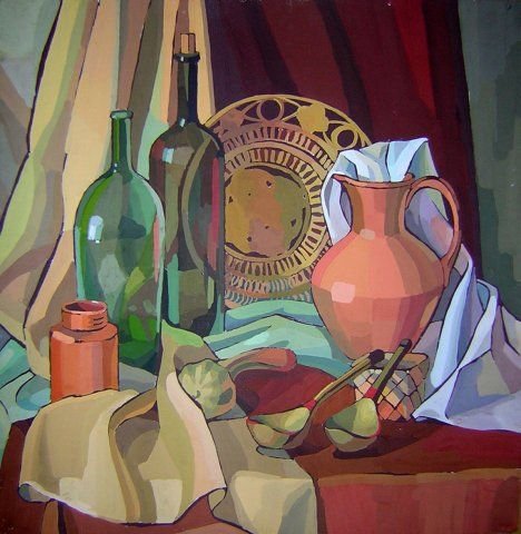 Декоративный натюрморт Строгановка Строгановка