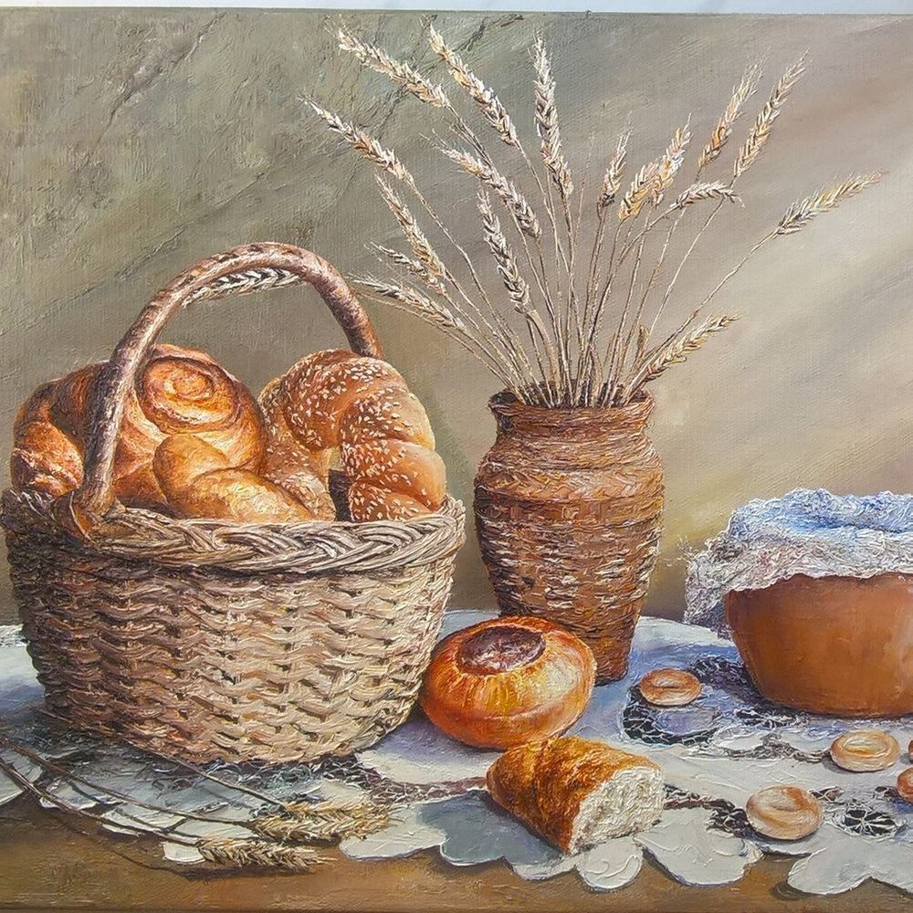 Картины художников натюрморты с хлебом