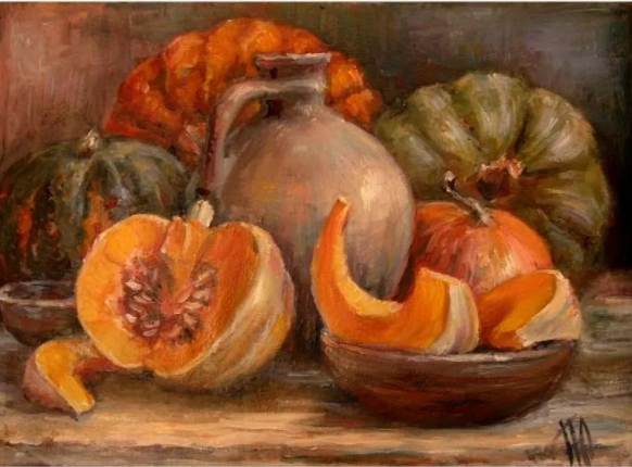 Тыква живопись