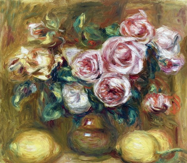 Пьер Ренуар натюрморт розы