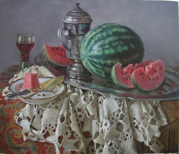 Сергей Андрияка натюрморты акварелью