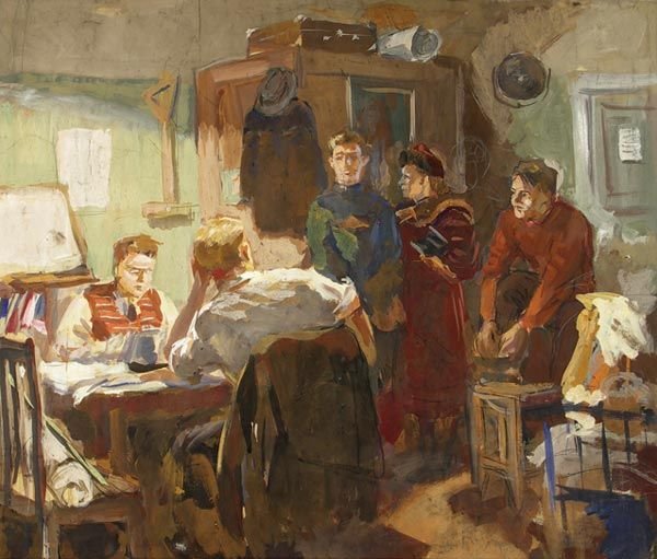 Валентин Волков. Вузовцы. 1947