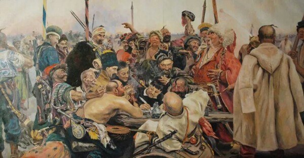 «Запорожцы» 1880—1891гг. Илья Репин