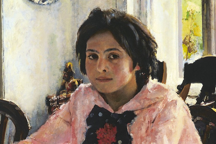Картина девочка с персиками фото
