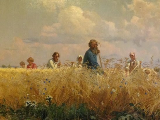 Мясоедов страдная пора Косцы