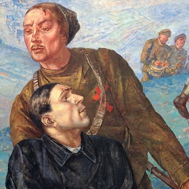 Петров Водкин смерть комиссара 1928