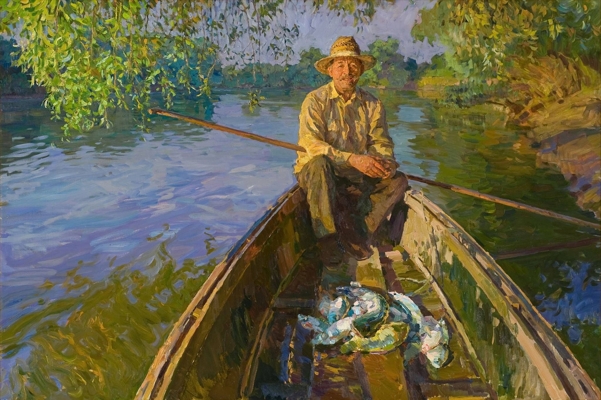 Картина рыболов