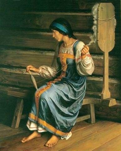 Журавлев Пряха картина
