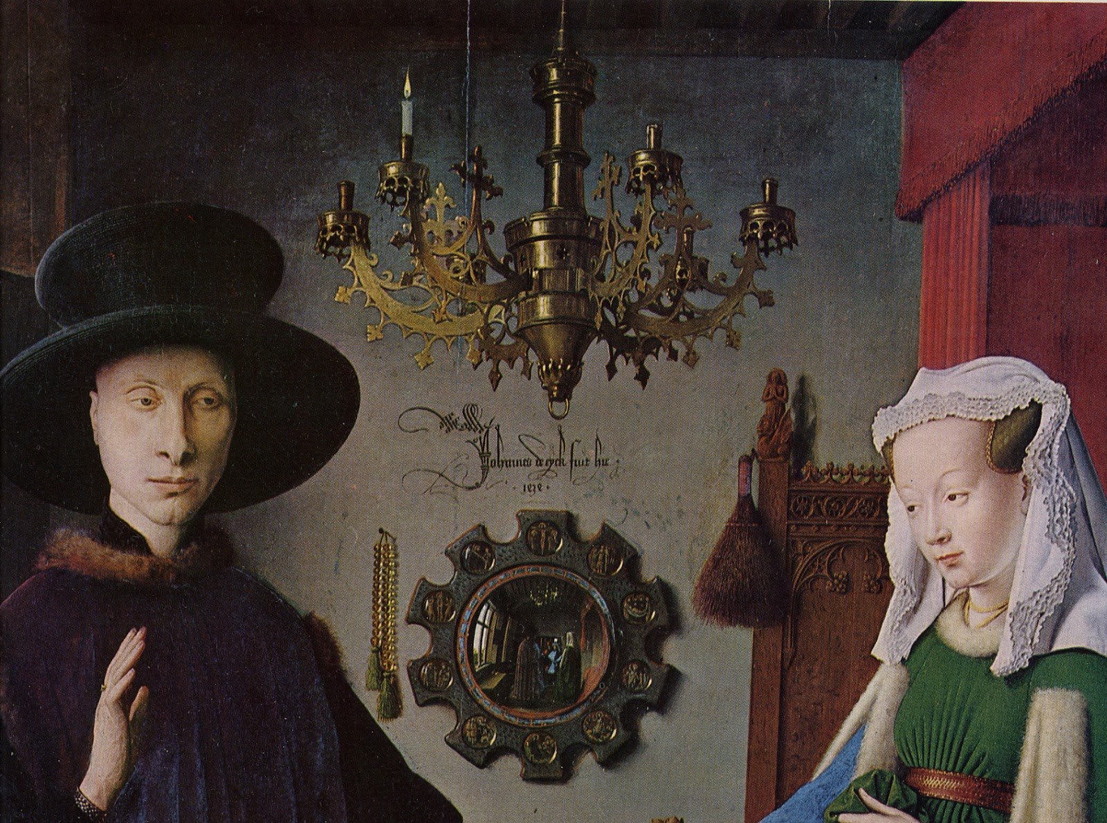 Ян Ван Эйк «портрет четы Арнольфини» (1434)