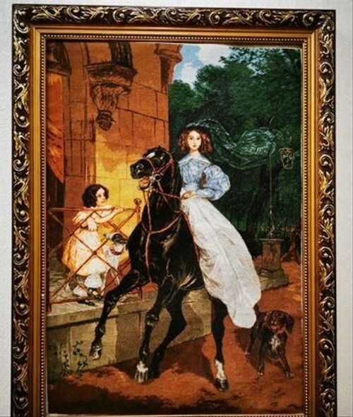 Всадница (к. Брюллов, 1832 г.)