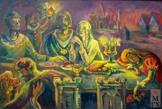 Пир во время чумы живопись