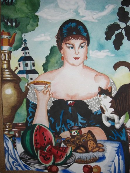 Картины Кустодиева Венера