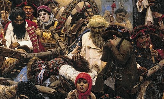 Утро Стрелецкой казни Петр 1