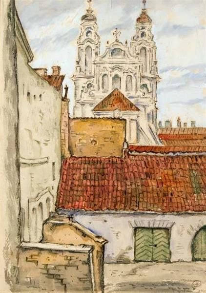 Мстислав Добужинский двор