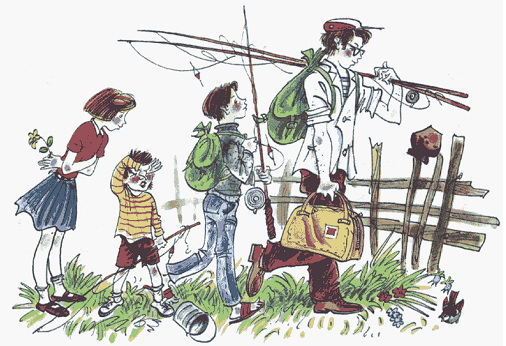 Картина не взяли на рыбалку Попович