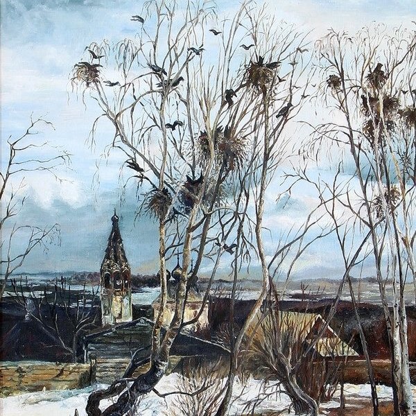 Грачи картина (50 фото)