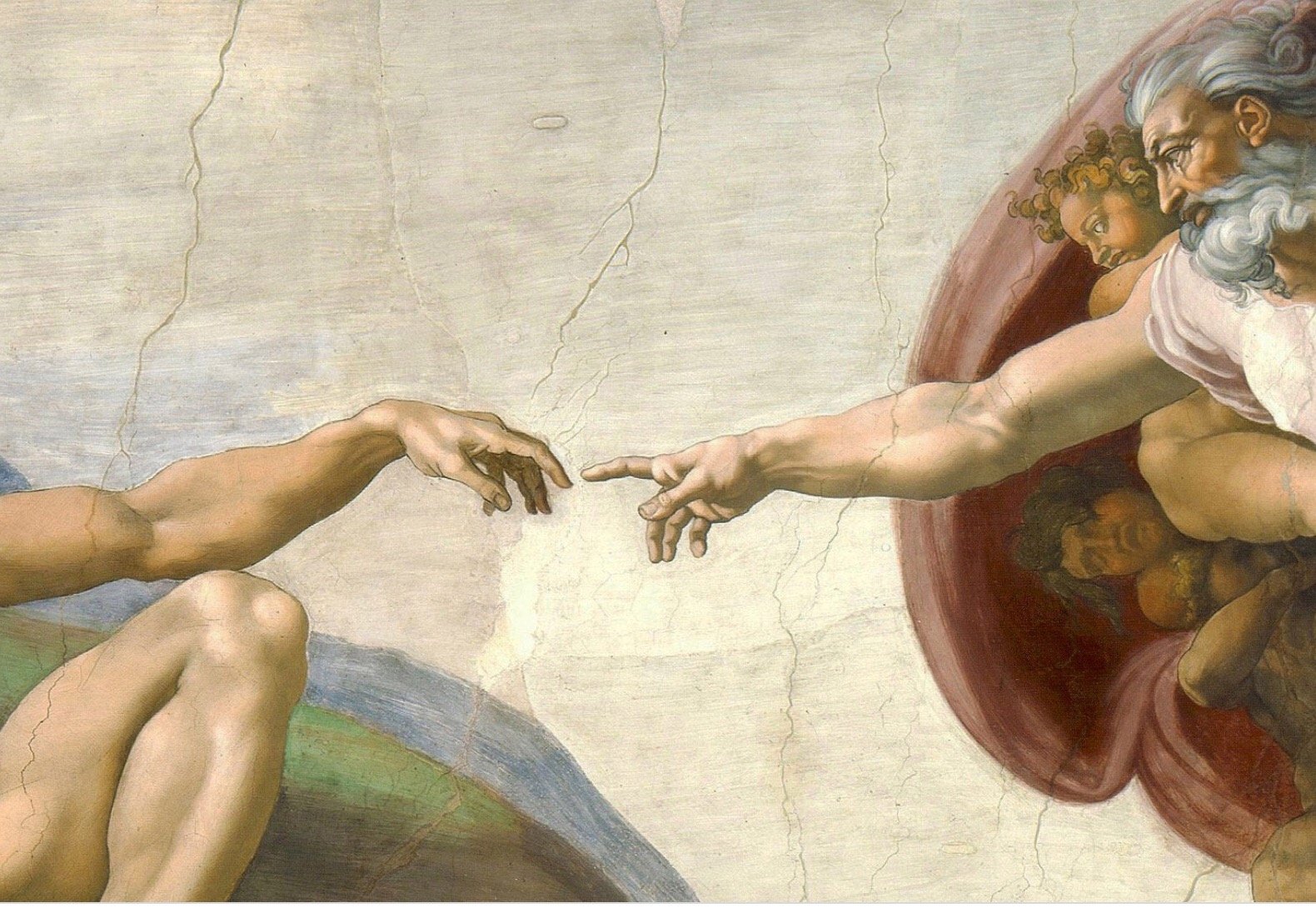 Легкое соприкосновение. Сотворение Адама картина Микеланджело. Сикстинская капелла Микеланджело картина. Две руки картина Микеланджело.