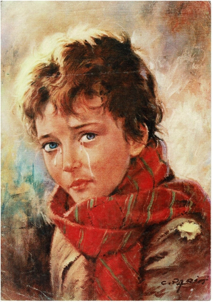 Плачущий мальчик фанфик. Джованни Браголин – «Плачущий мальчик» (1950-е). Картина мальчик. Картина Джованни Плачущий мальчик.