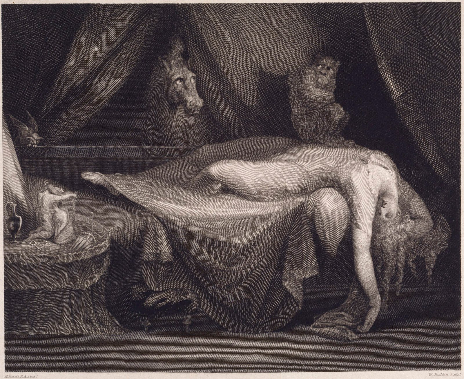 «Ночной кошмар». Генри фюссли, 1810.