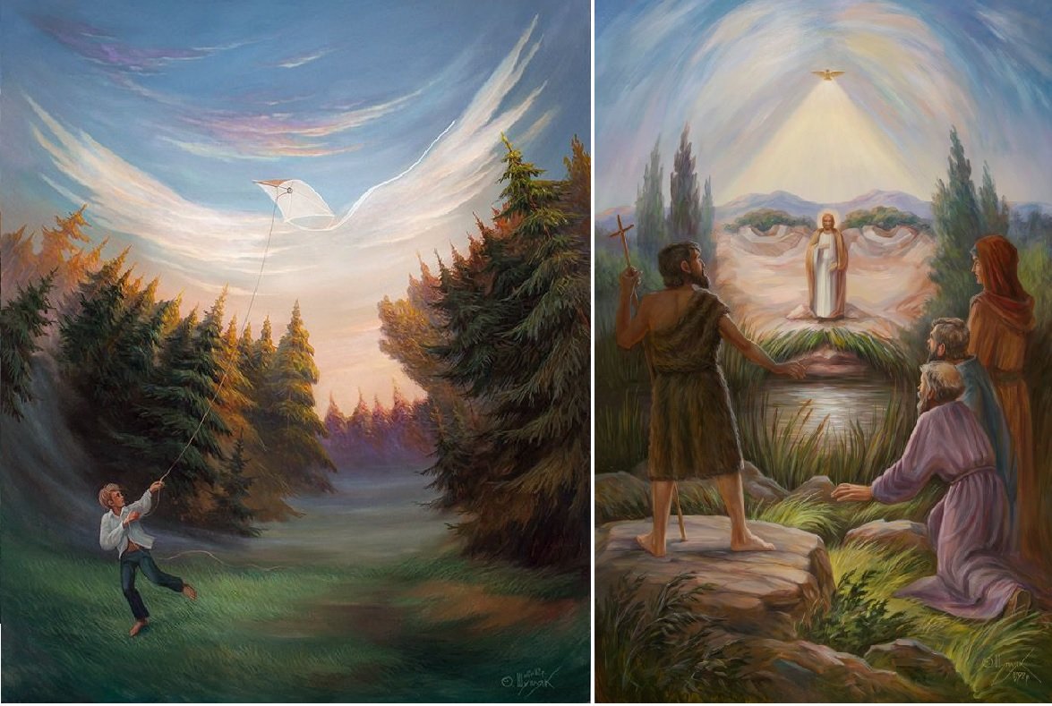 Скрытый смысл произведений. Картины Олега Шупляка. Картины с двойным смыслом художника Олега Шупляка.