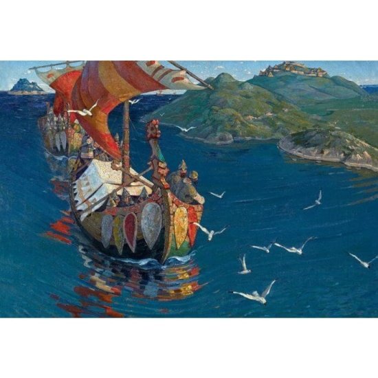 Заморские гости Николай Рерих (1901)