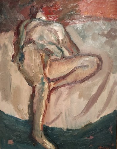 Люсьен Фрейд спящий Мясник