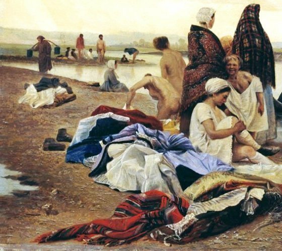 Картина Соловьева монахи приплыли