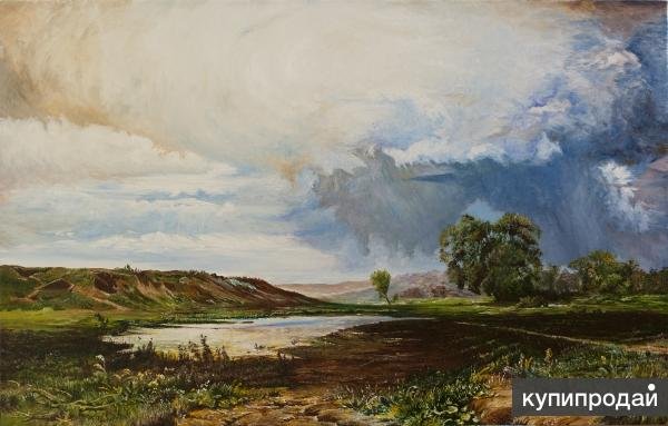 Василий Федоров мокрый луг картина