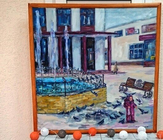 Олег Куликов энкаустика