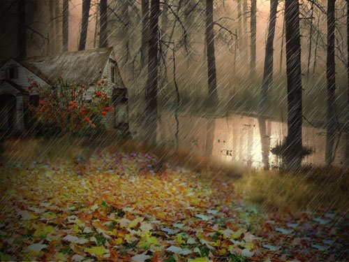 Стих скучная картина