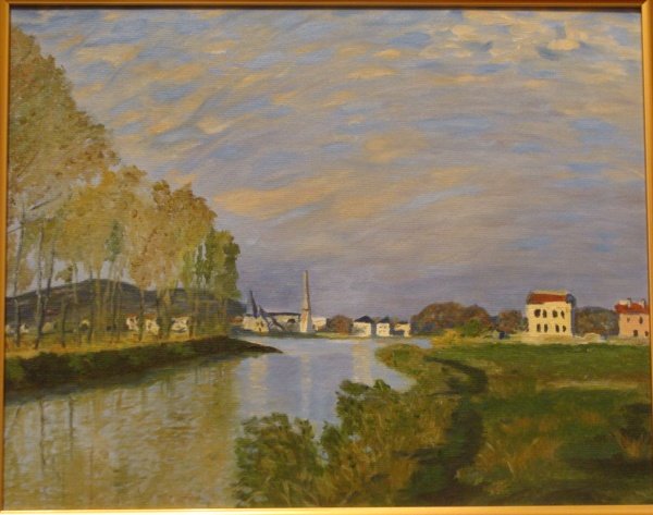 Ванильное небо картина Моне