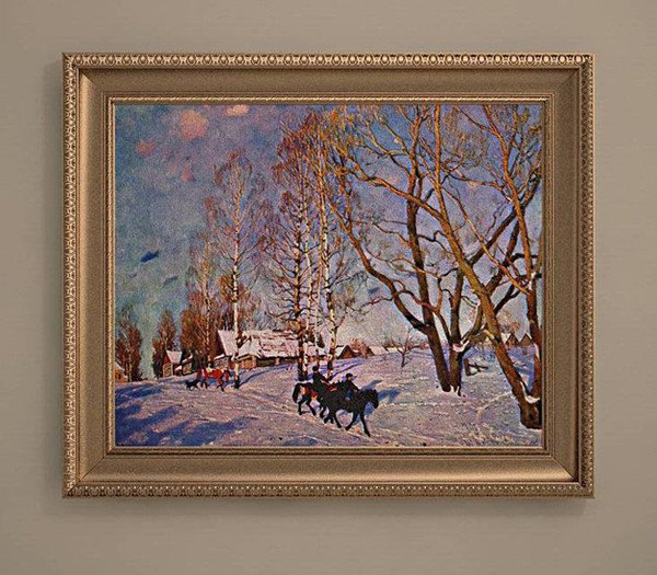 Картина юона мартовское солнце (50 фото)