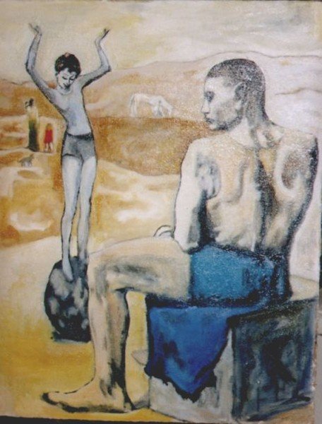 Картина девочка на шаре (49 фото)