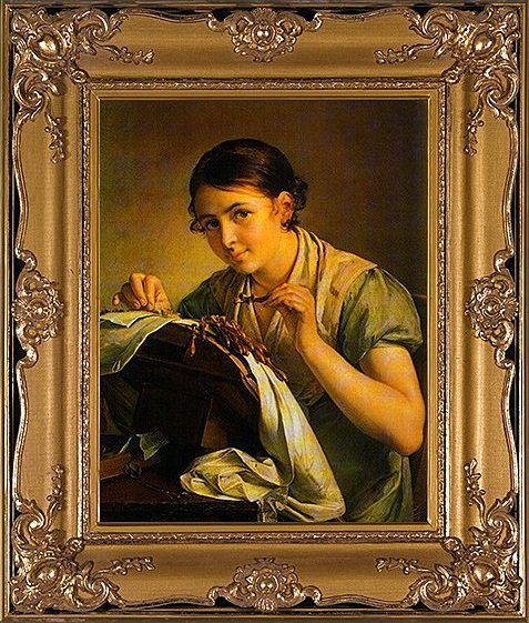 Картина тропинина кружевница (48 фото)