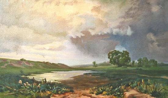 Федор Александрович Васильев ( 1850—1873) мокрый луг болото