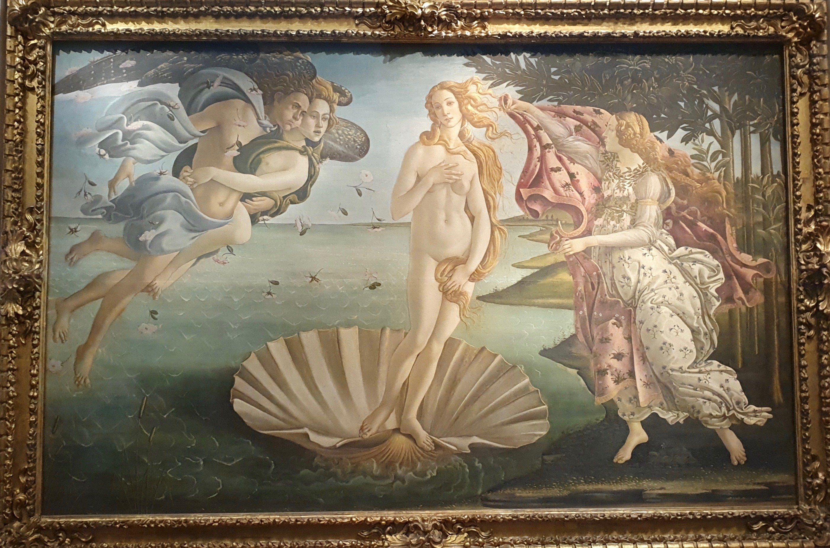 Флоренция галерея Уффици Боттичелли