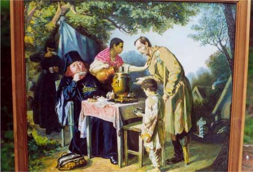 Василий Перов чаепитие в Мытищах