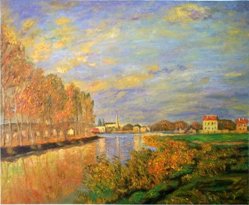 Клод Моне ванильное небо