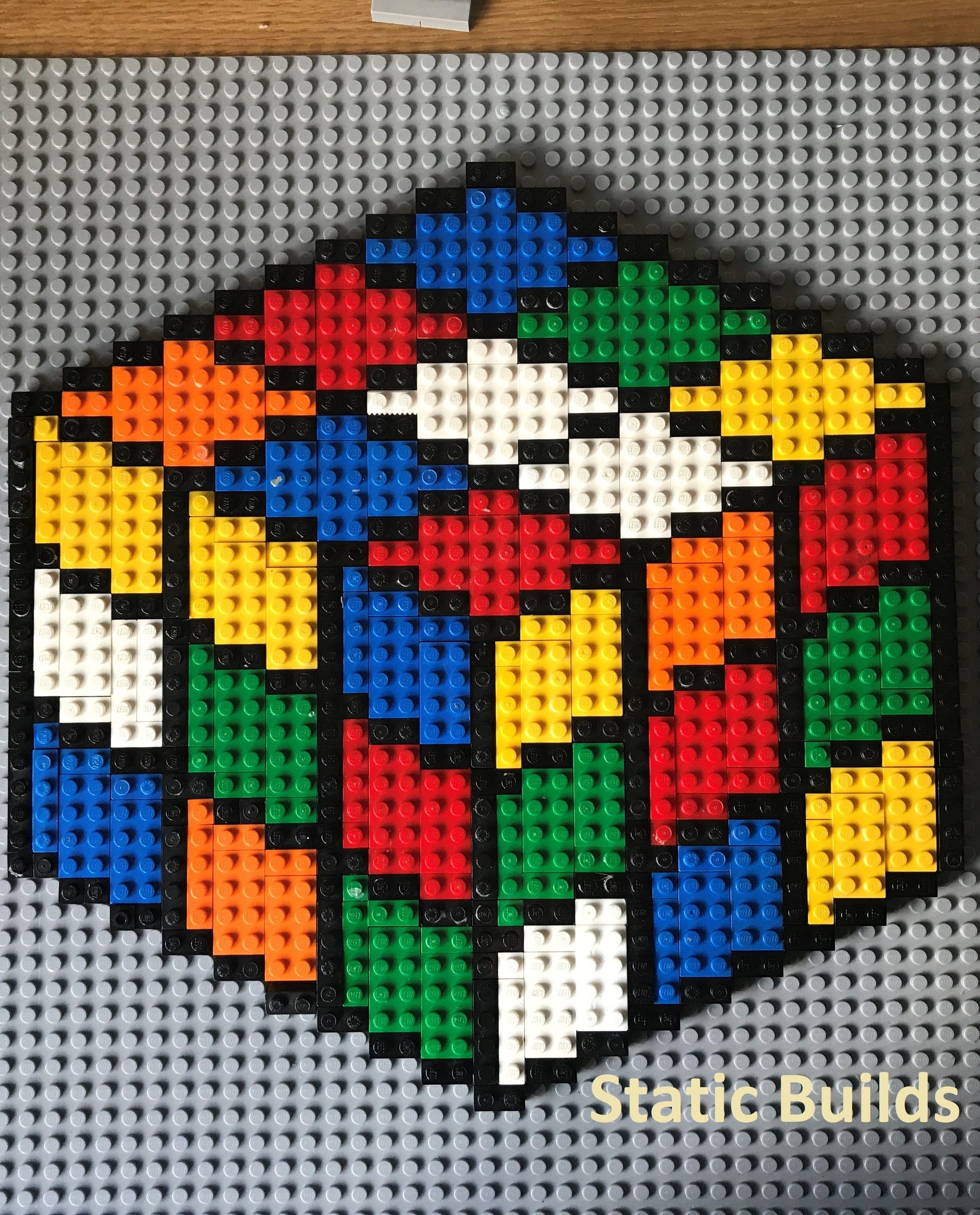Пиксельная мозаика лего