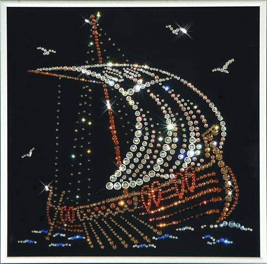 Панно со стразами