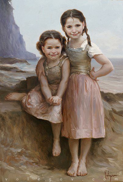 Волегов Владимир художник sisters,