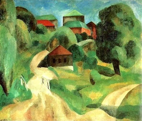 Роберт Рафаилович Фальк Landscape with a Bridge