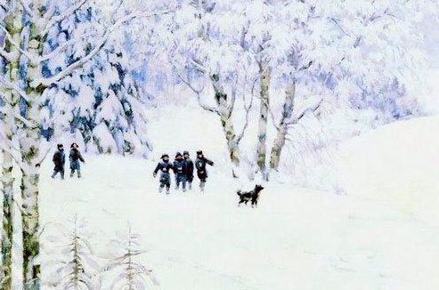 Русская зима Лигачево Константин Фёдорович