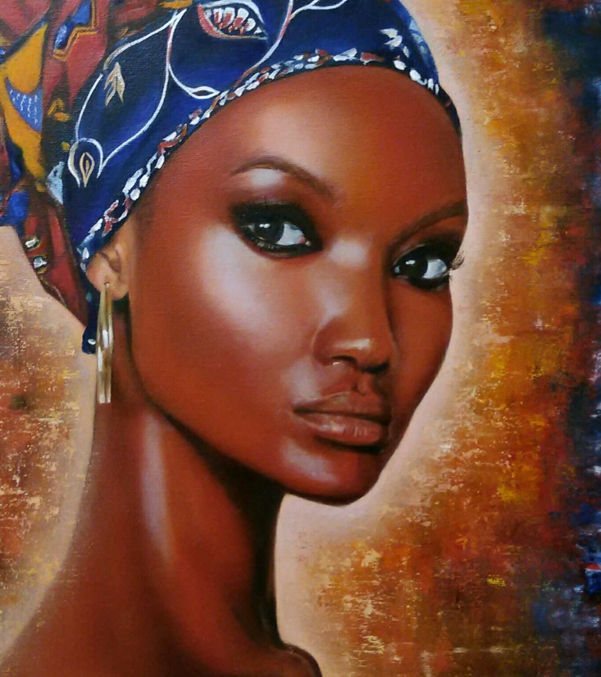 Картина африканка